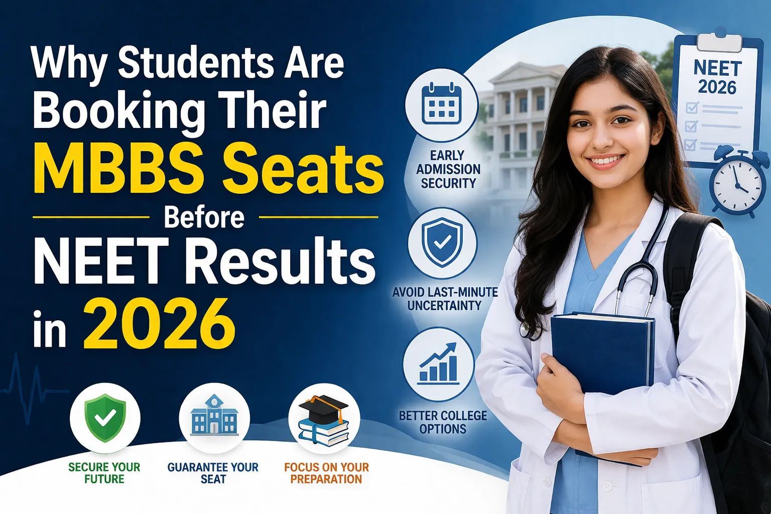 Students Are Reserving Their MBBS Seats Ahead of NEET 2026 Results