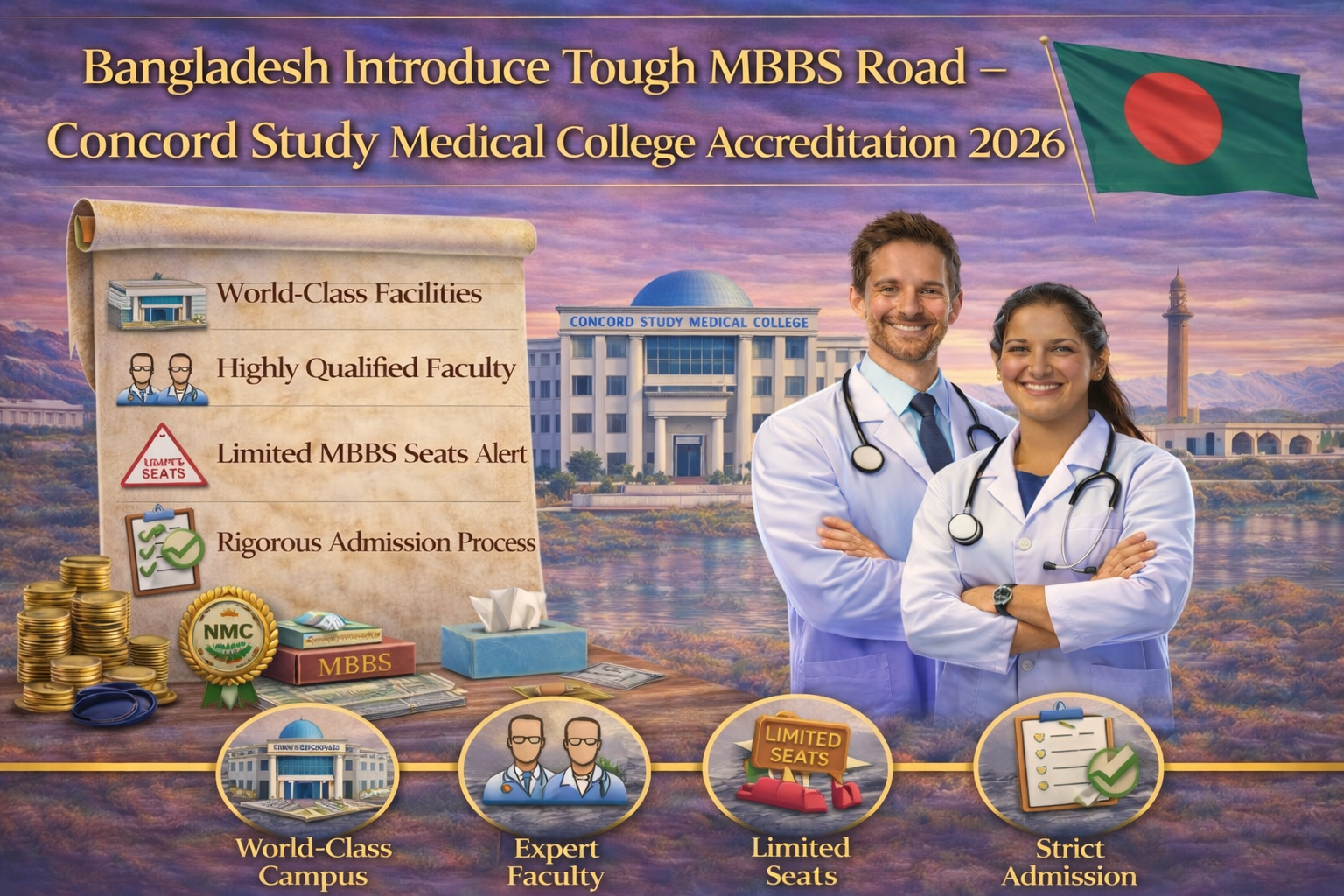 Bangladesh Introduce Tough MBBS Road – Concord Study Medical College Accreditation 2026