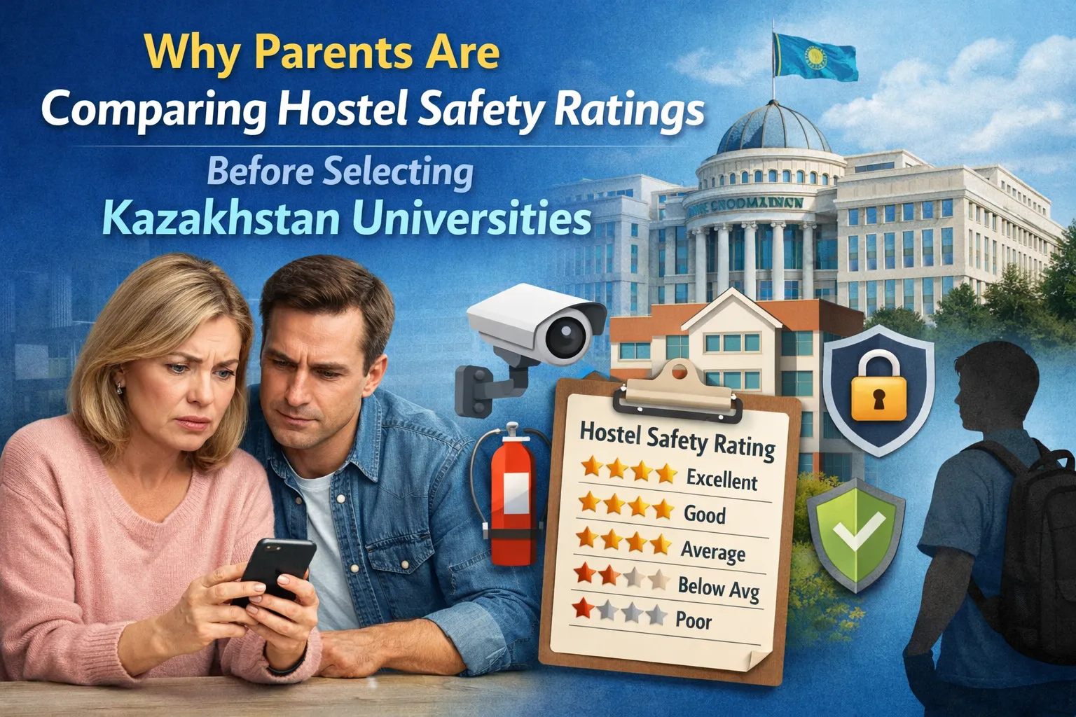 Why Parents Are Comparing Hostel Safety Ratings Before Selecting Kazakhstan Universities