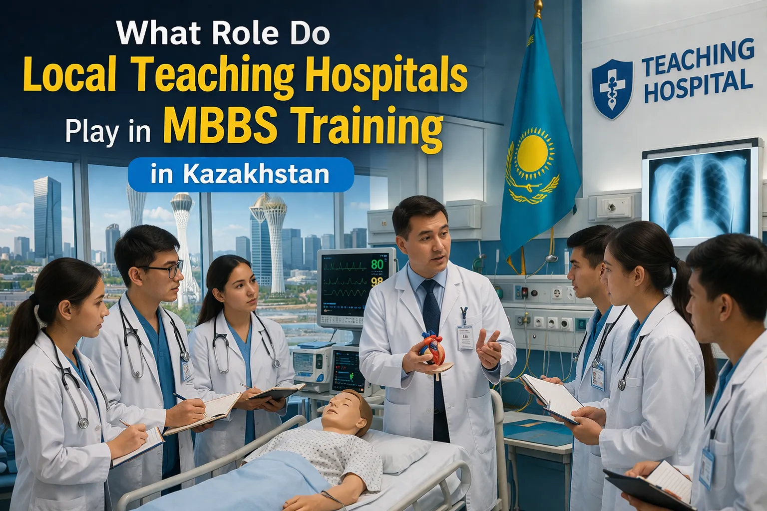 What Role Do Local Teaching Hospitals Play in MBBS Training in Kazakhstan