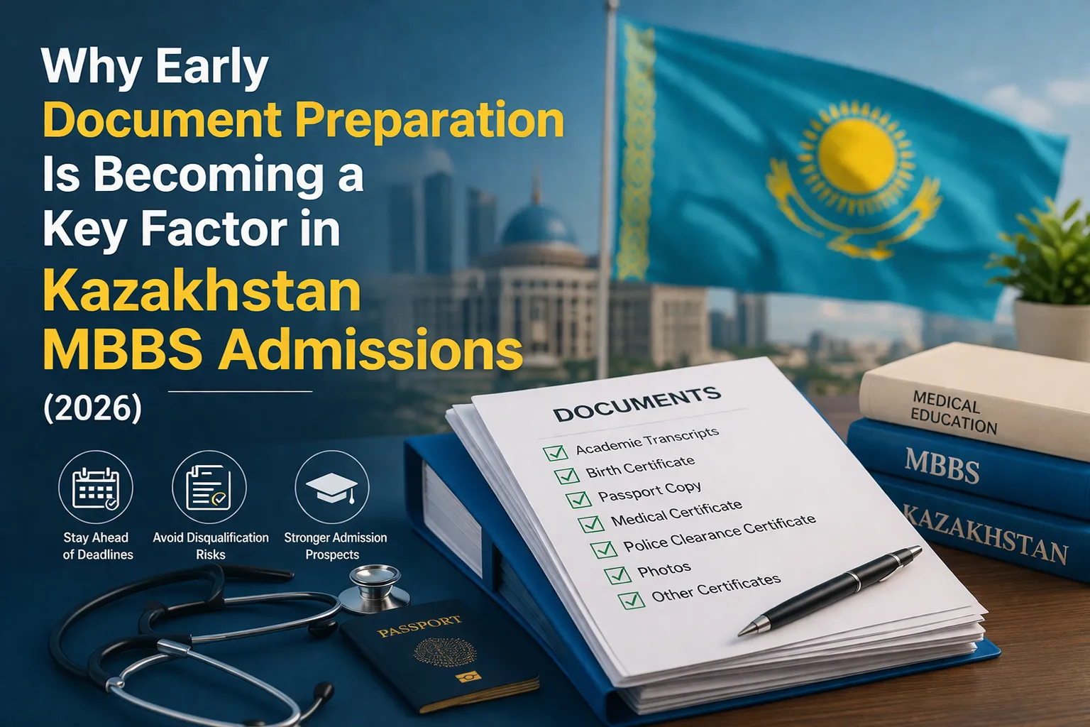 Why Early Document Preparation Is Becoming a Key Factor in Kazakhstan MBBS Admissions (2026)