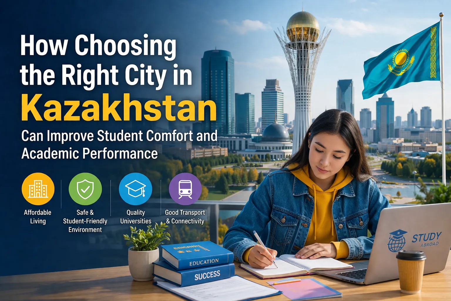 How Choosing the Right City in Kazakhstan Can Improve Student Comfort and Academic Performance