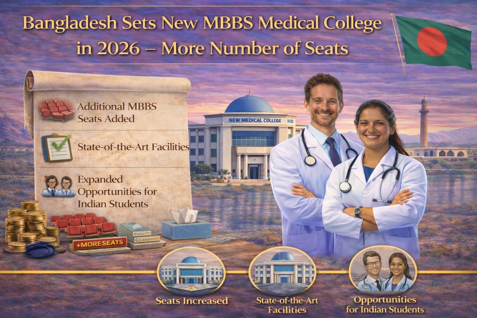 Bangladesh Sets New MBBS Medical College in 2026 – More Number of Seats