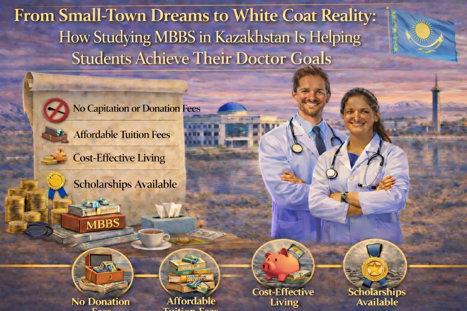 Dreams of Small Towns Come to Life: Studying MBBS in Kazakhstan and Becoming a Doctor