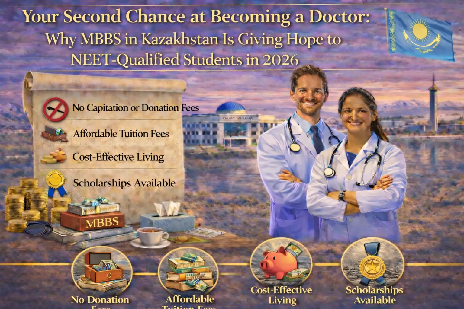 Your Second Chance at Being a Doctor: How MBBS in Kazakhstan is Bringing Hope for NEET-Qualified Students 2026