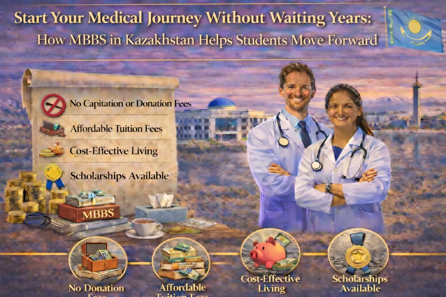 Get Ahead on Your Medical Journey with MBBS in Kazakhstan: Why it is a Boost for Students to Have Early Access to Education