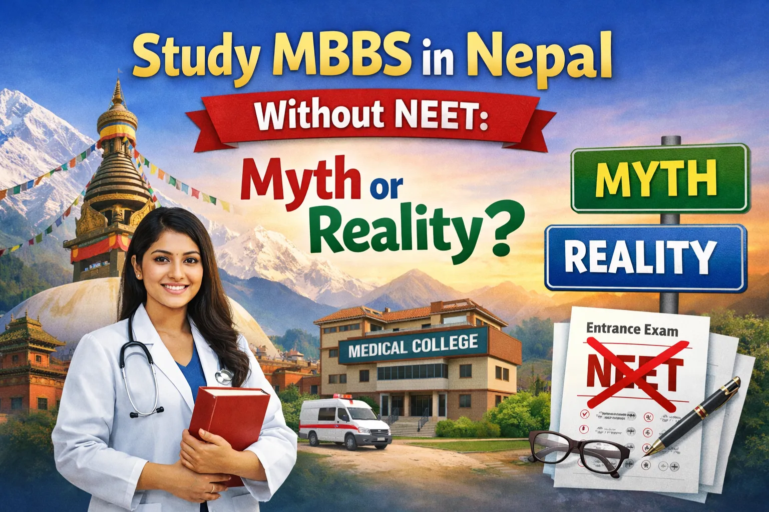 Study MBBS in Nepal Without NEET: Myth or Reality?