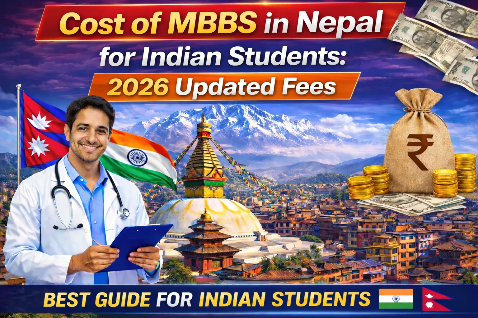 Cost of MBBS in Nepal for Indian Students: 2026 Updated Fees