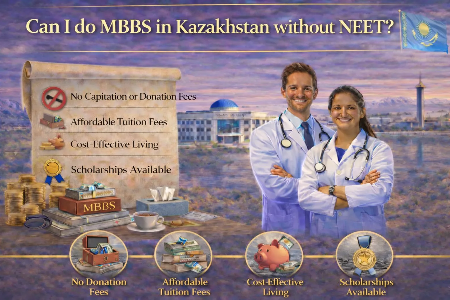 Do I Require NEET to Study MBBS in Kazakhstan?