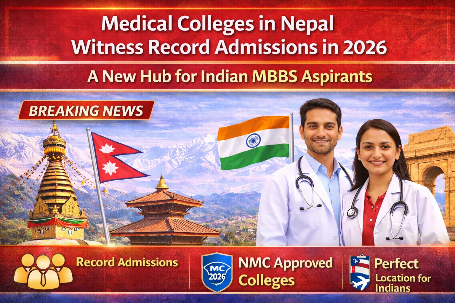 Medical Colleges in Nepal Witness Record Admissions in 2026: A New Hub for Indian MBBS Aspirants