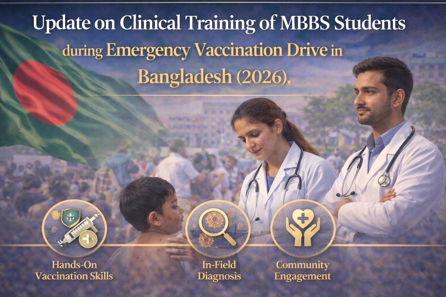 Update on Clinical Training of MBBS Students during Emergency Vaccination Drive in Bangladesh (2026)