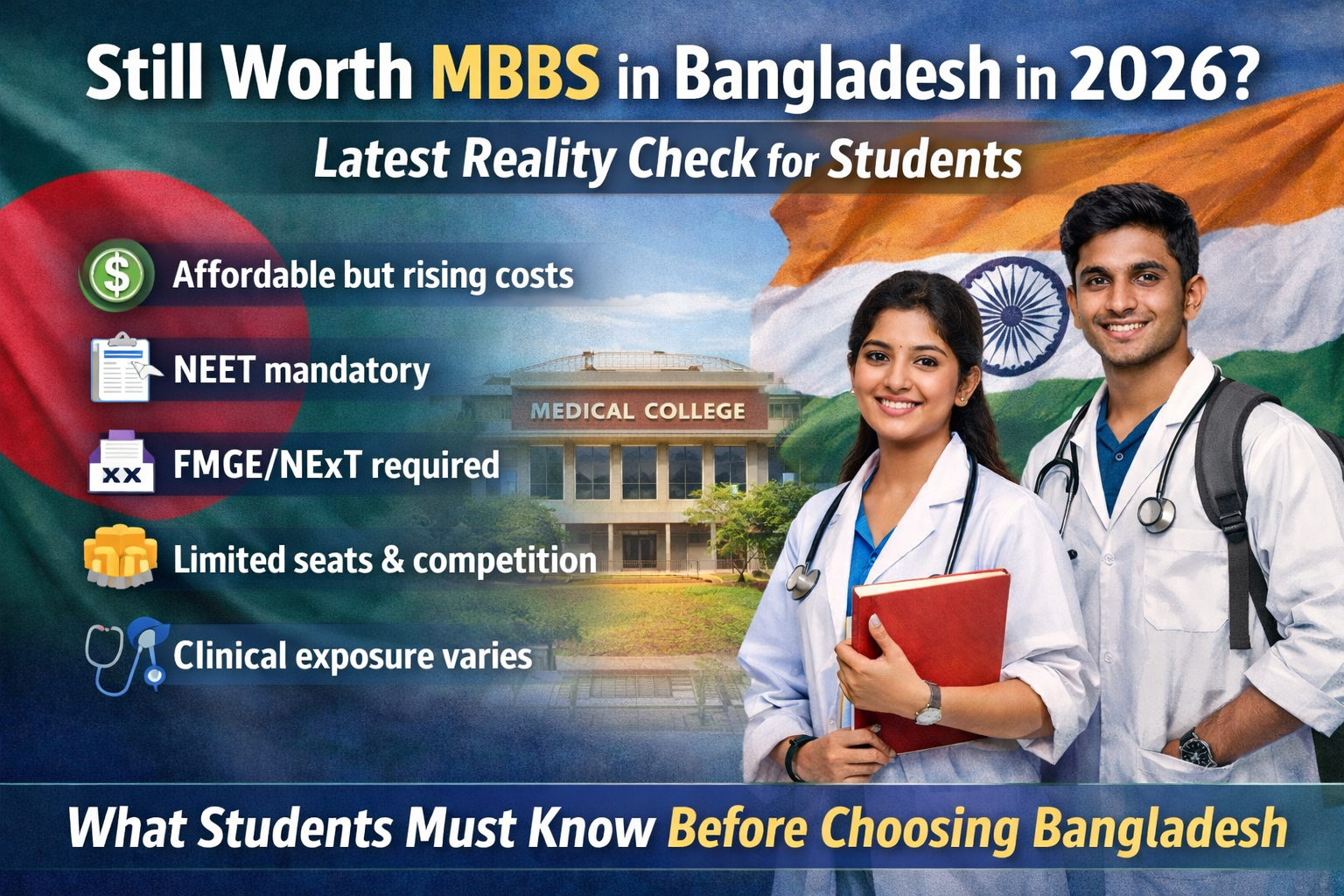 Still It Worth MBBS in Bangladesh in 2026? Latest Reality Check for Students