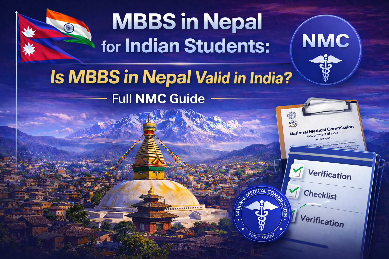 MBBS in Nepal for Indian Students: Is MBBS in Nepal Valid in India? Full NMC Guide