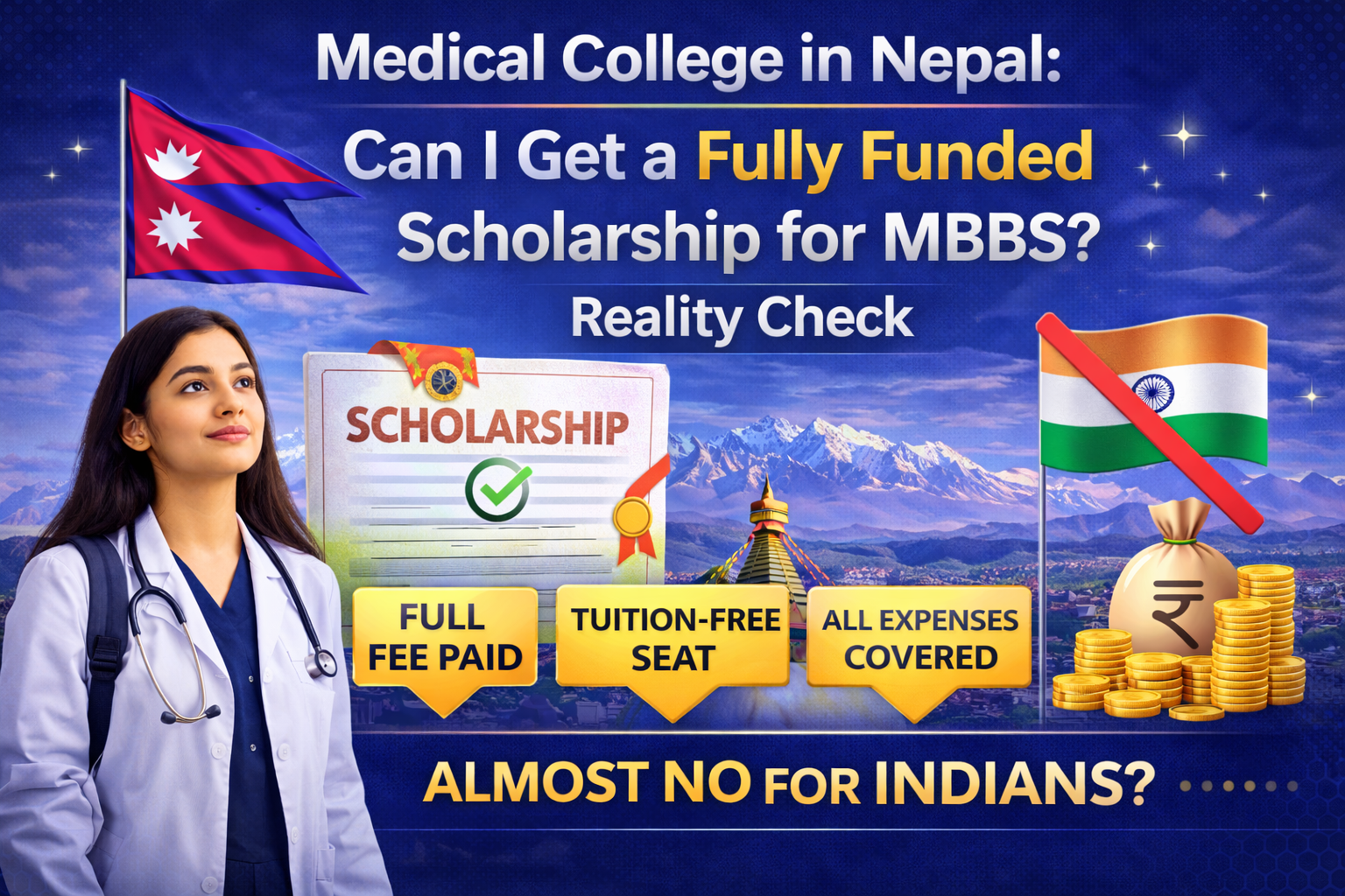 Medical College in Nepal: Can I Get a Fully Funded Scholarship for MBBS? Reality Check