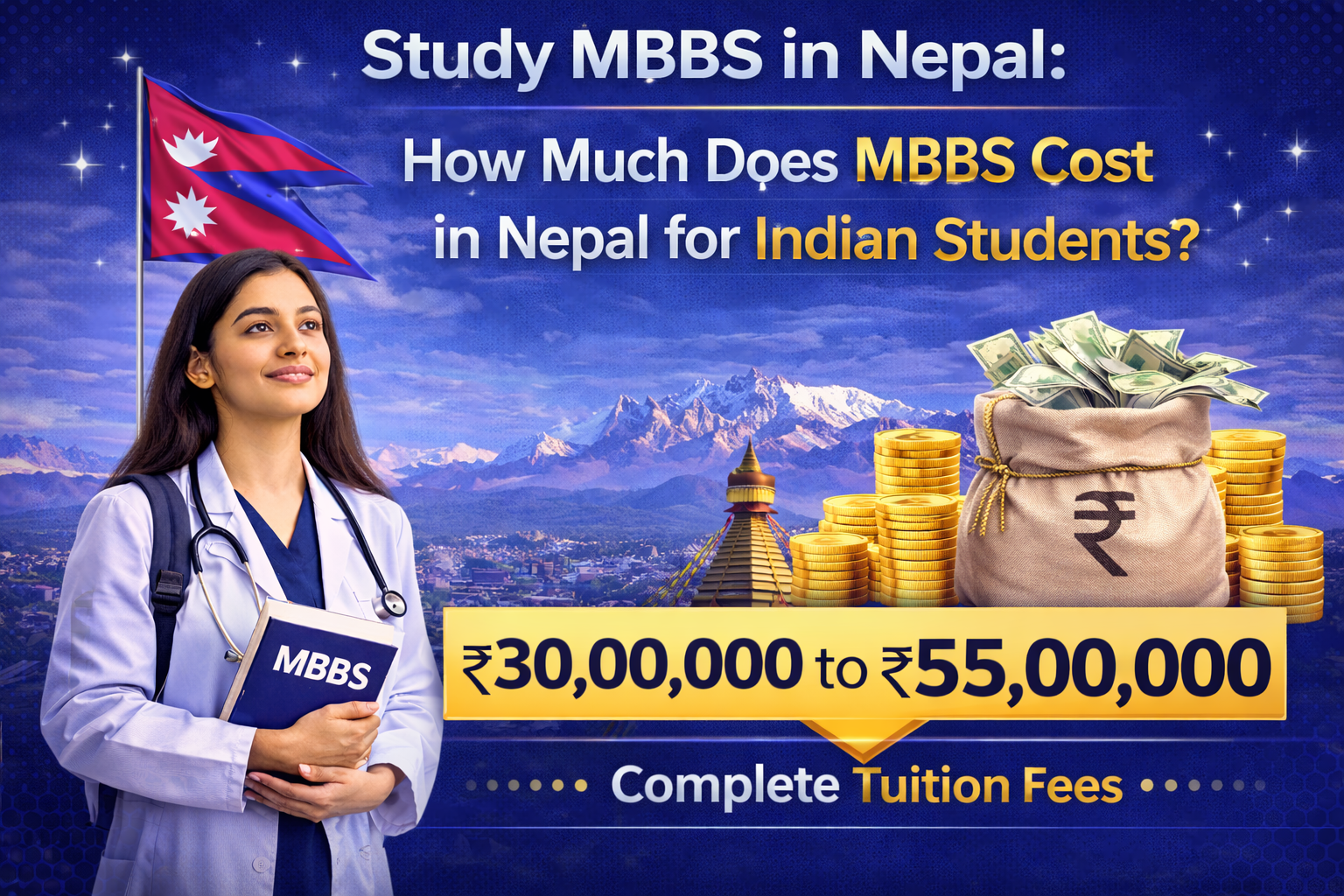 Study MBBS in Nepal: How Much Does MBBS Cost in Nepal for Indian Students?