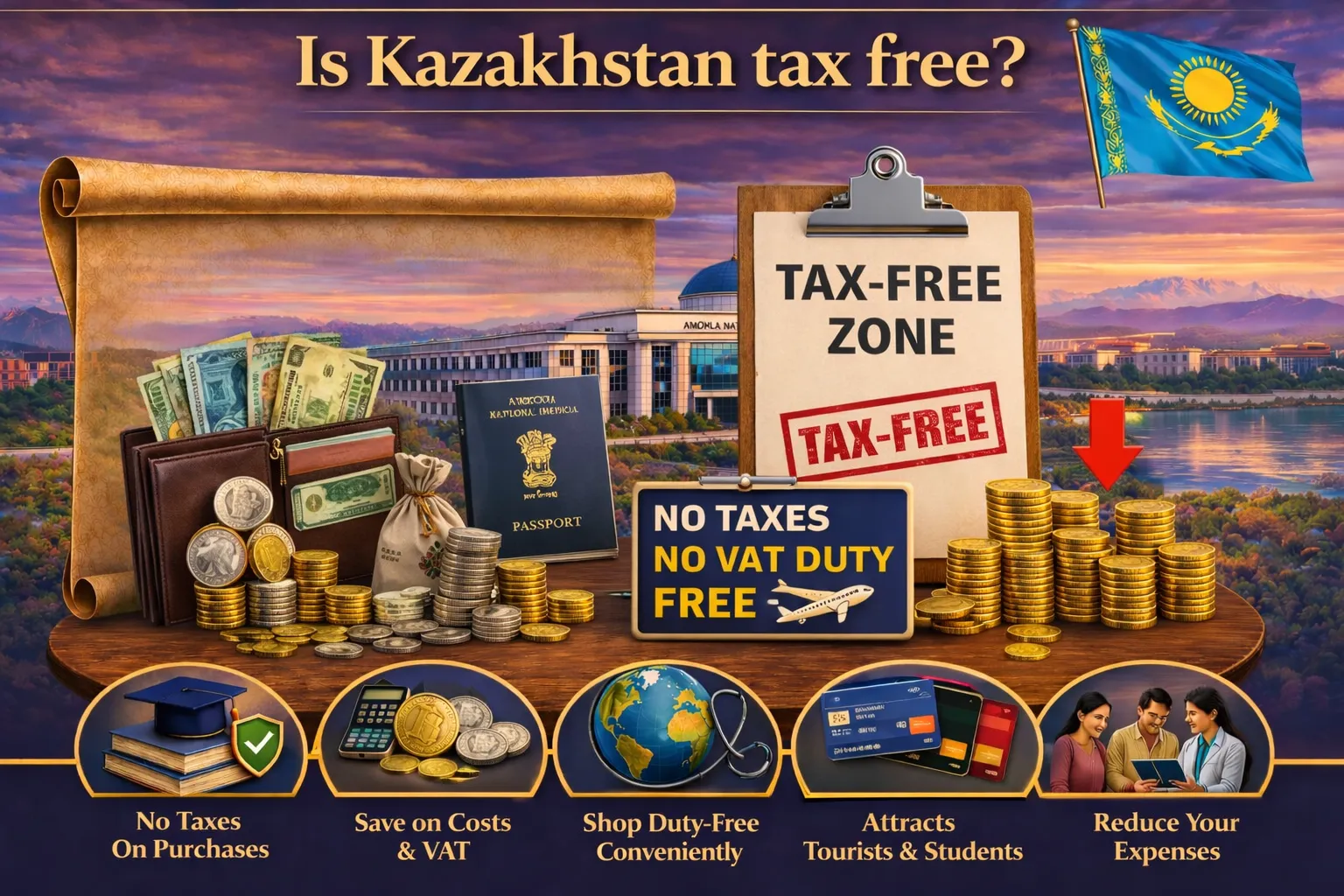 Is Kazakhstan Tax Free? Taxes For Students Planning To Do Mbbs In Kazakhstan