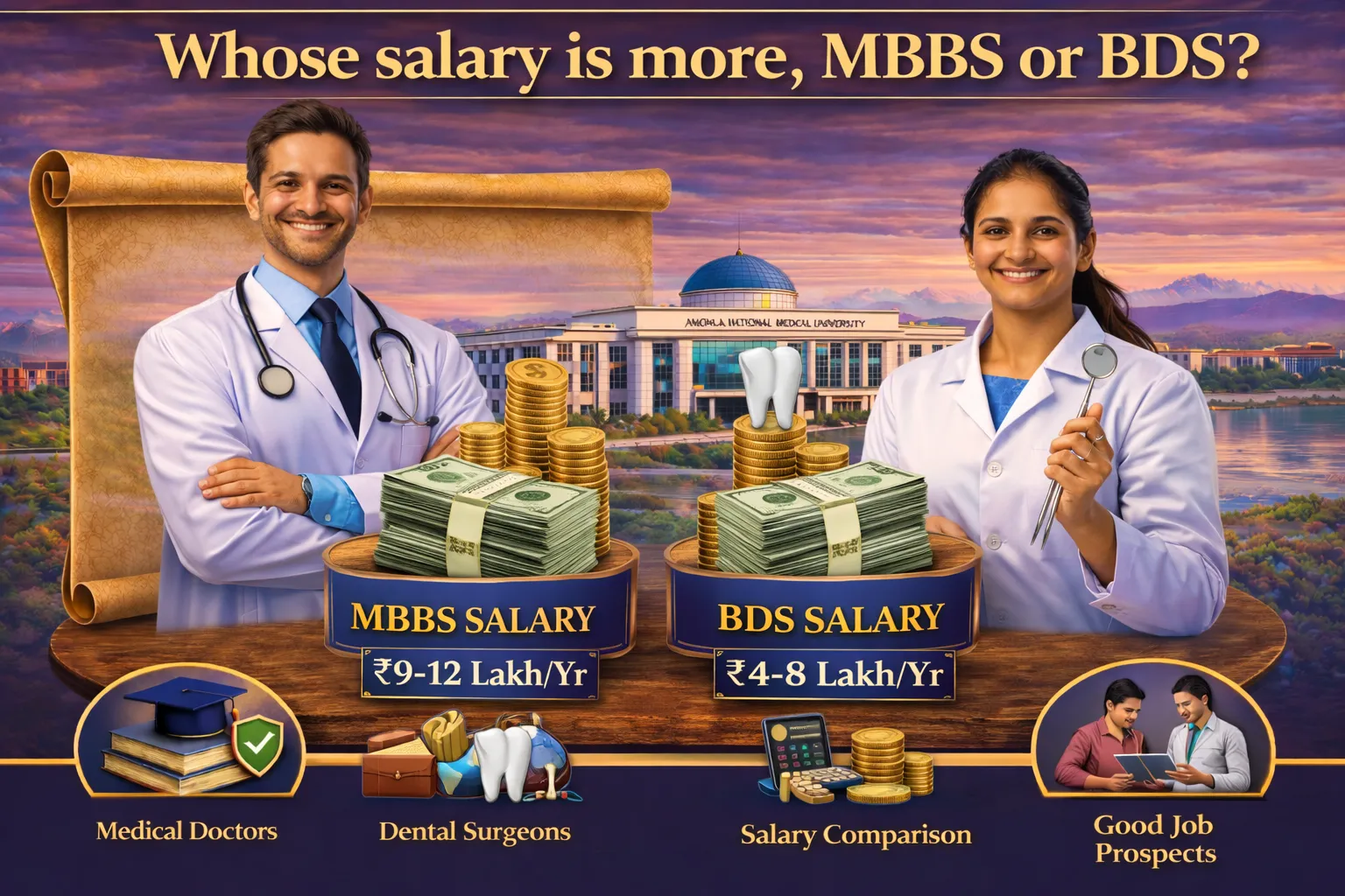 Which Degree Has A Higher Salary, MBBS or BDS? Medical Aspirants: A Comprehensive Comparison