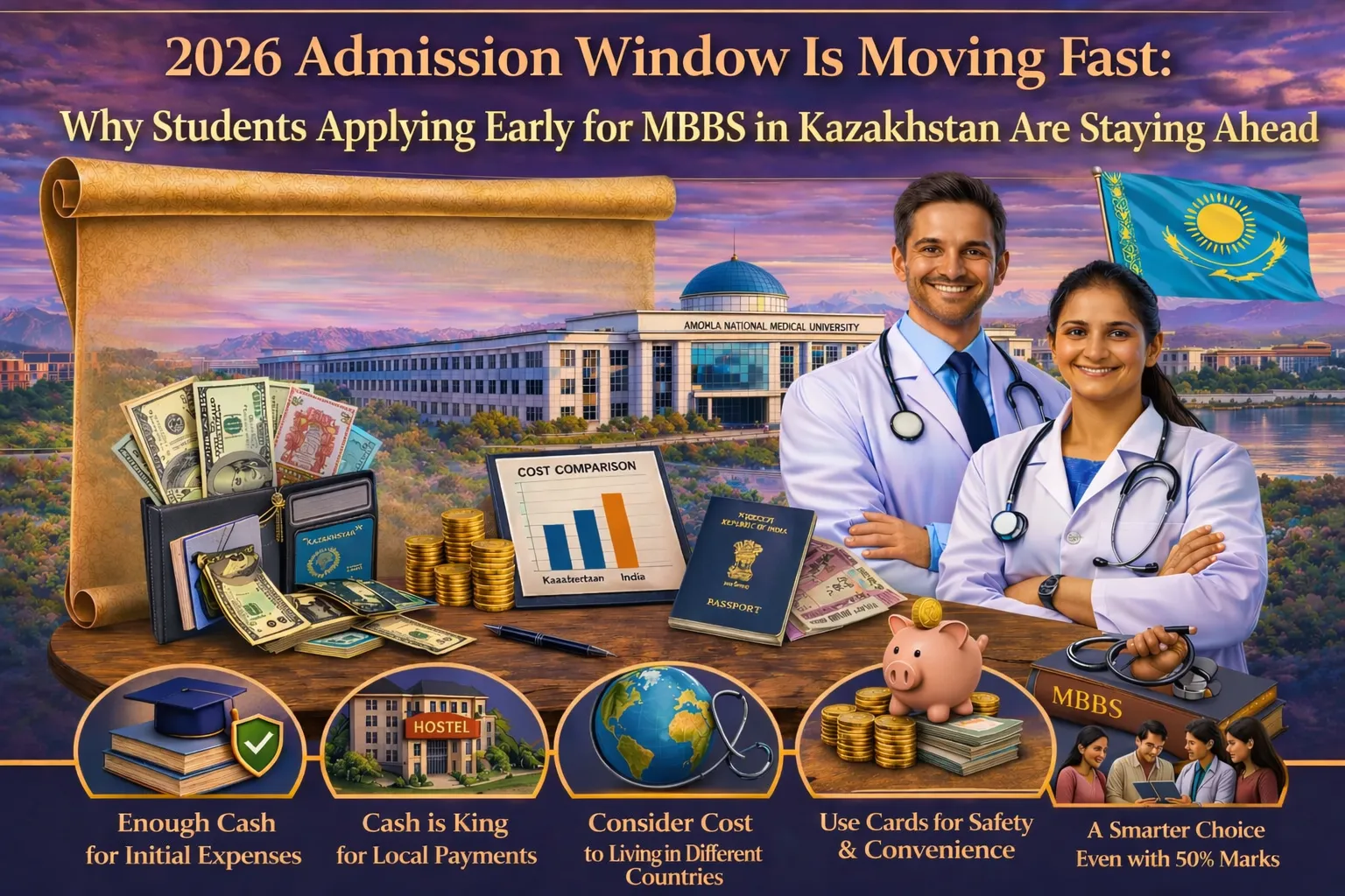 Fast Moving Admission Window For 2026: Why Students Are Staying Ahead By Applying Early for MBBS In Kazakhstan