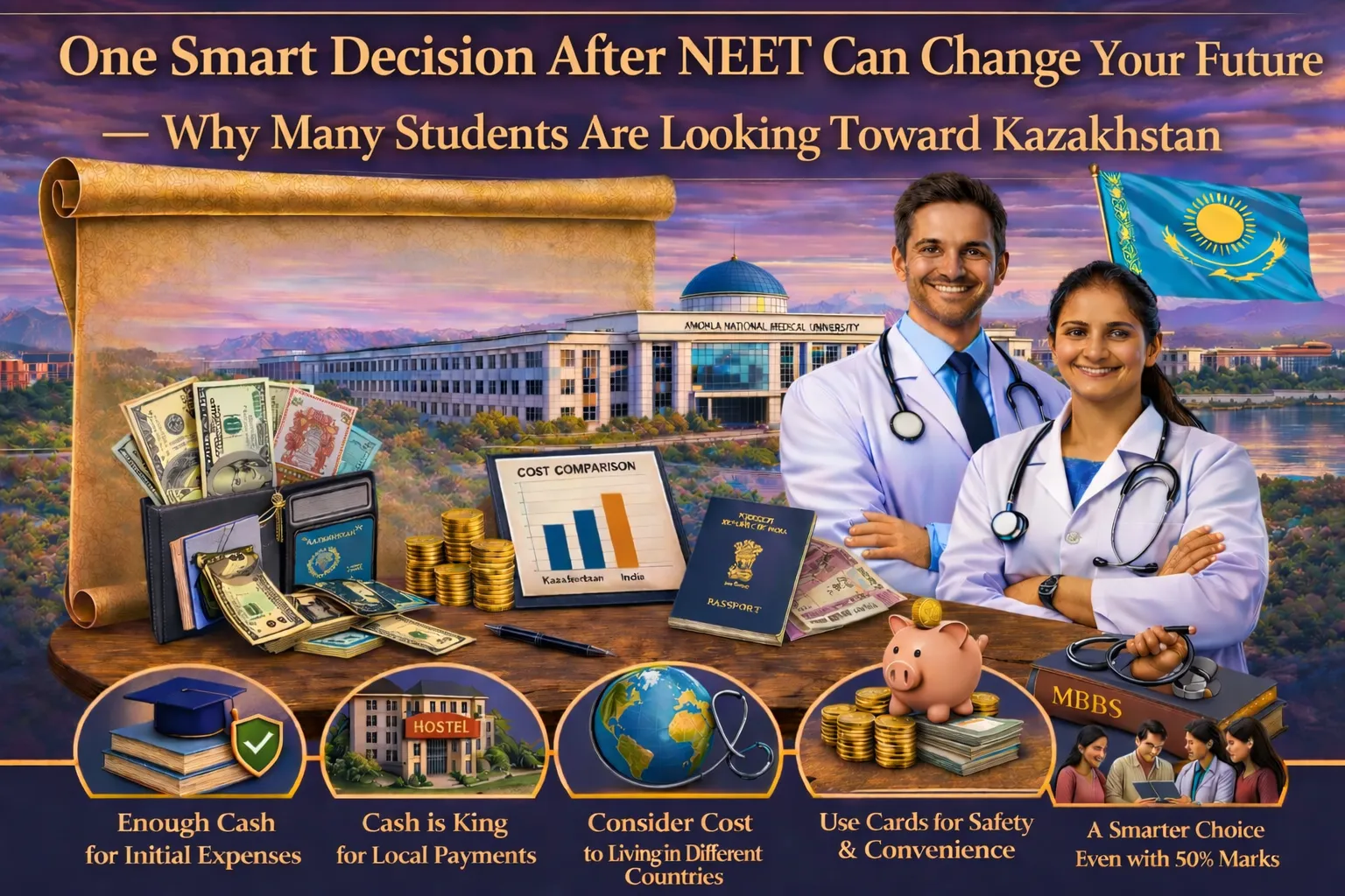 Why have students started making the transition with this one great decision after Neet? Will this change your future by choosing a career in Kazakhstan?