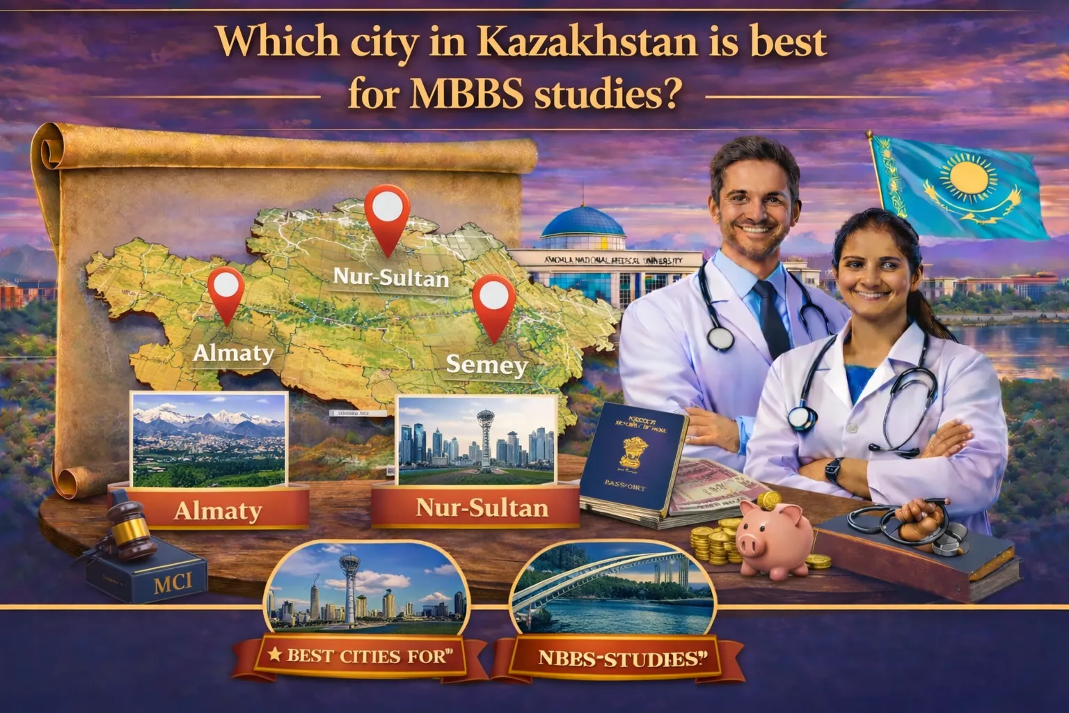 Best City In Kazakhstan For MBBS Studies