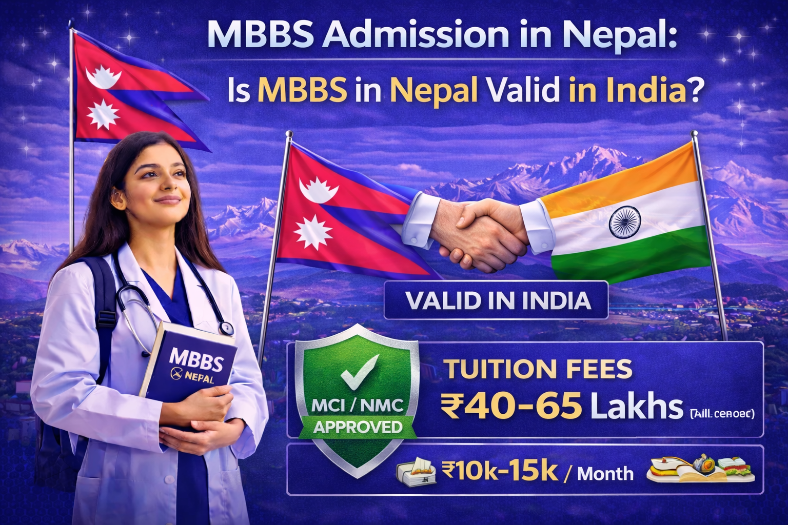 MBBS Admission in Nepal: Is MBBS in Nepal Valid in India?