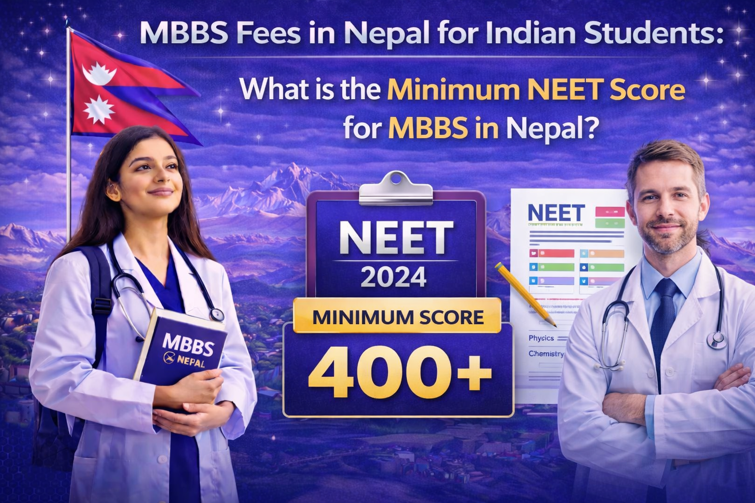 MBBS Fees in Nepal for Indian Students: What is the Minimum NEET Score for MBBS in Nepal?