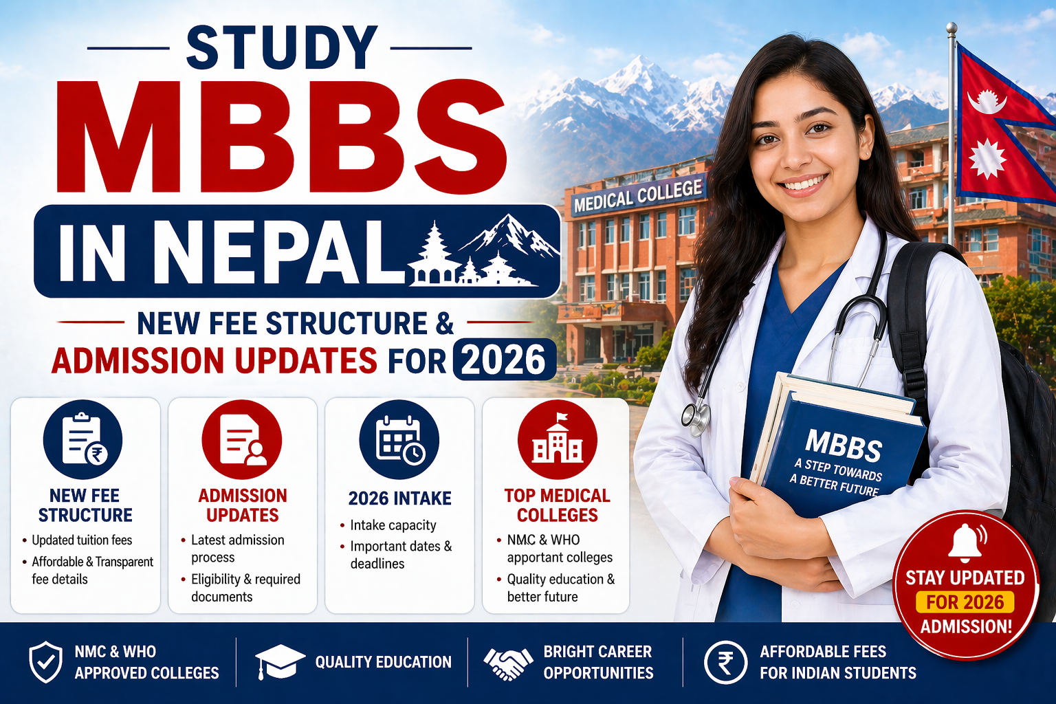 Study MBBS in Nepal: New Fee Structure & Admission Updates for 2026