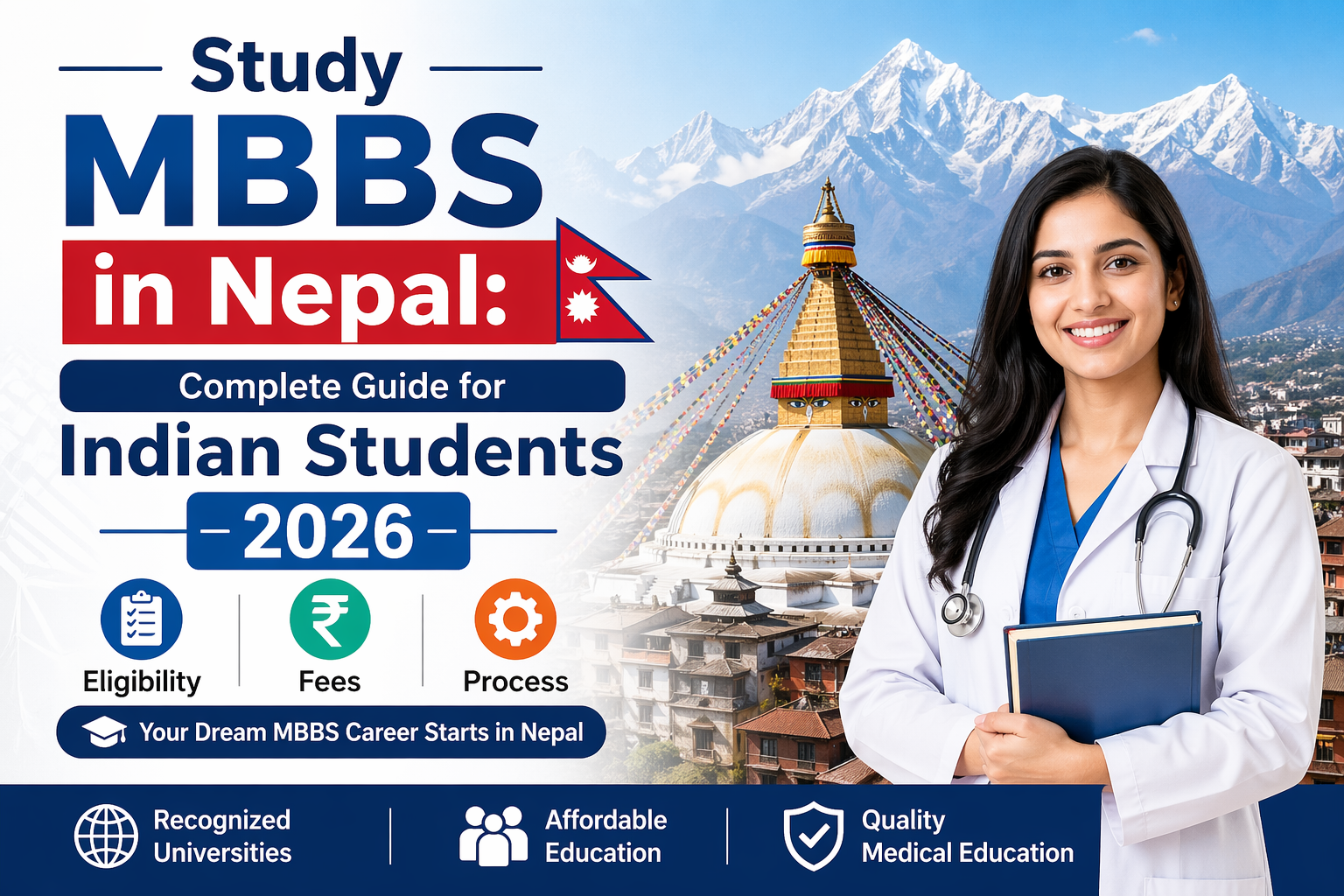 Study MBBS in Nepal: Complete Guide for Indian Students 2026 (Eligibility, Fees & Process)