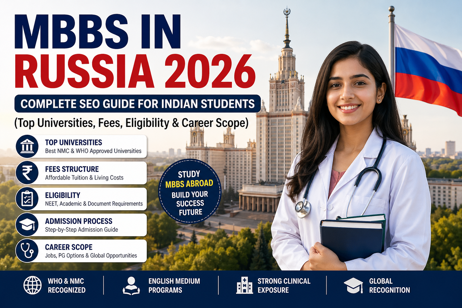 MBBS in Russia 2026: Complete Guide for Indian Students (Top Universities, Fees, Eligibility & Career Scope)