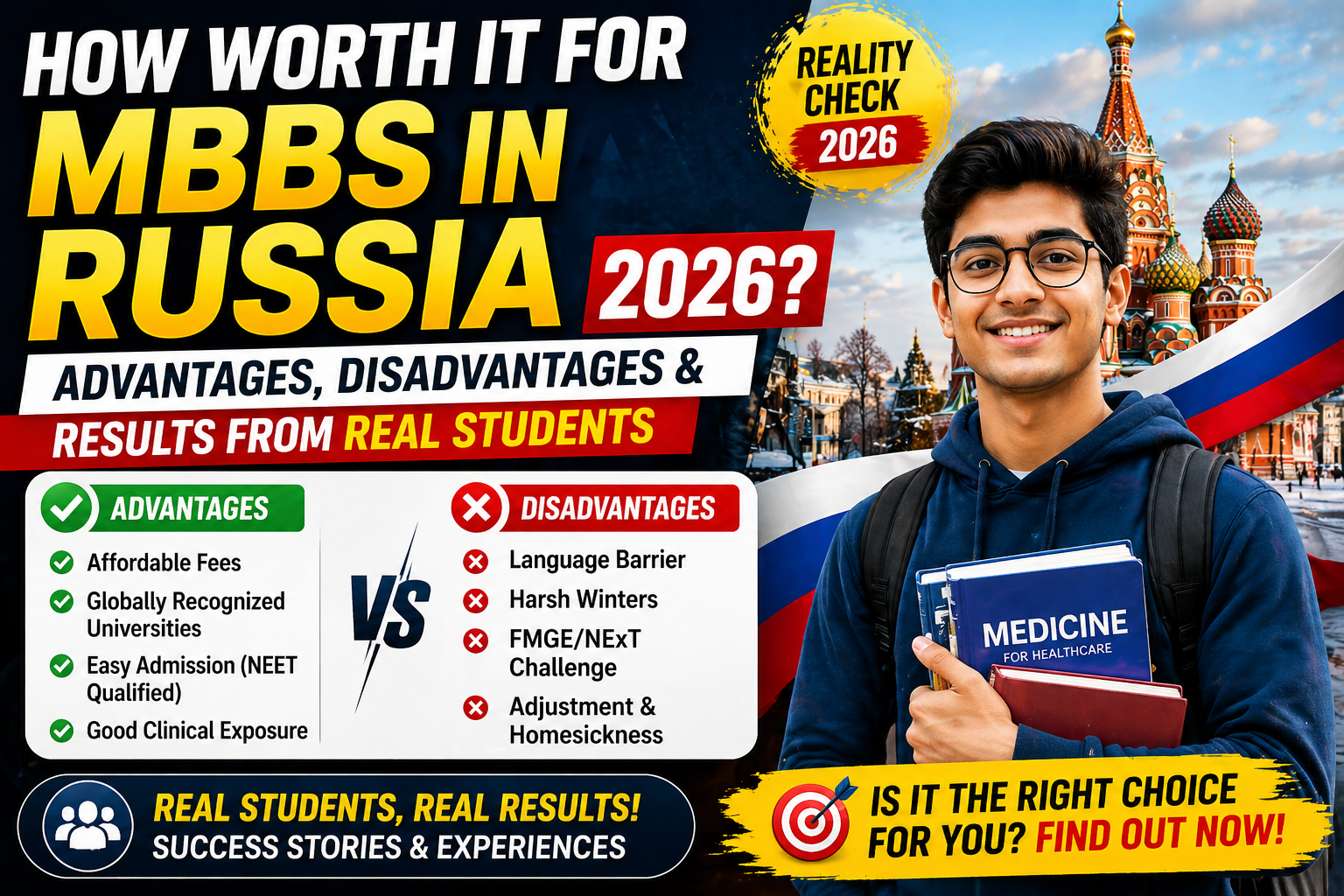 How Worth It for MBBS in Russia 2026? (Advantages, Disadvantages & Results from Real Students)