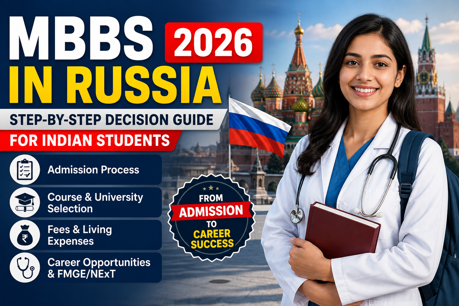 MBBS in Russia 2026: Step-by-Step Decision Guide for Indian Students (From Admission to Career Success)