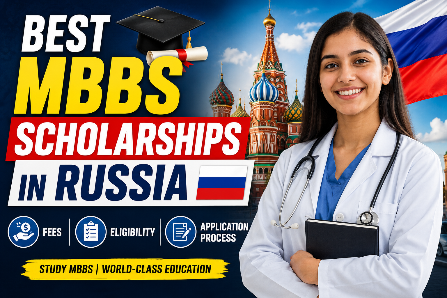 Best MBBS scholarships in Russia for International Students: Fees, Eligibility and Application Process