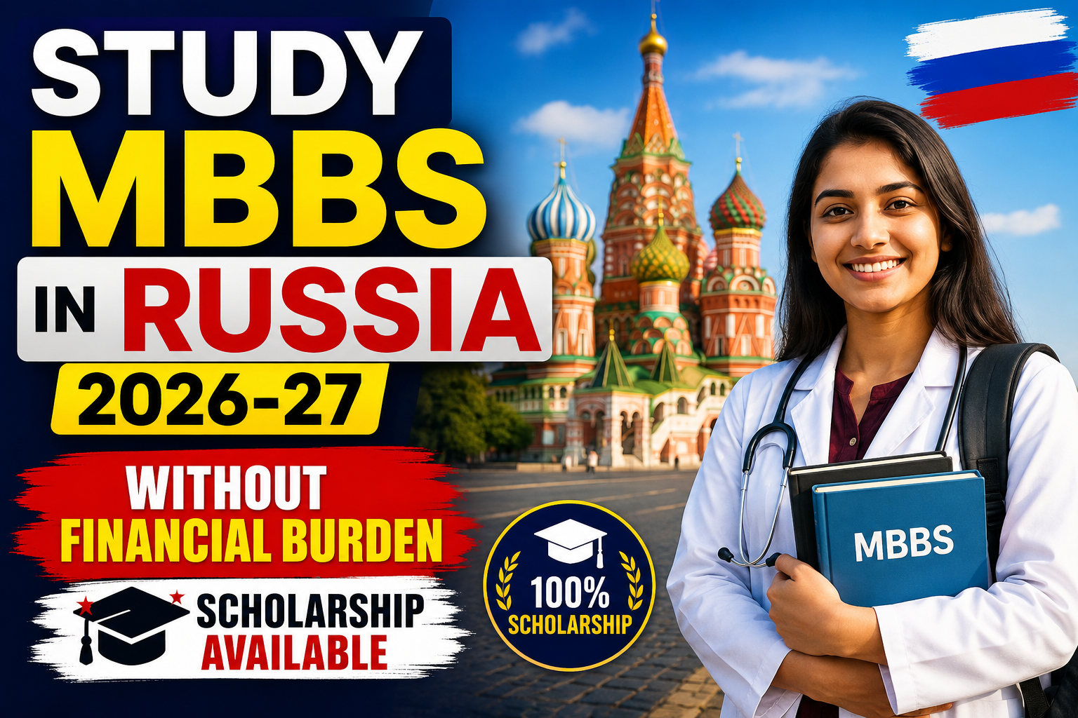 Study MBBS in Russia for the period 2026-27 Without Financial Burden: Scholarship Available