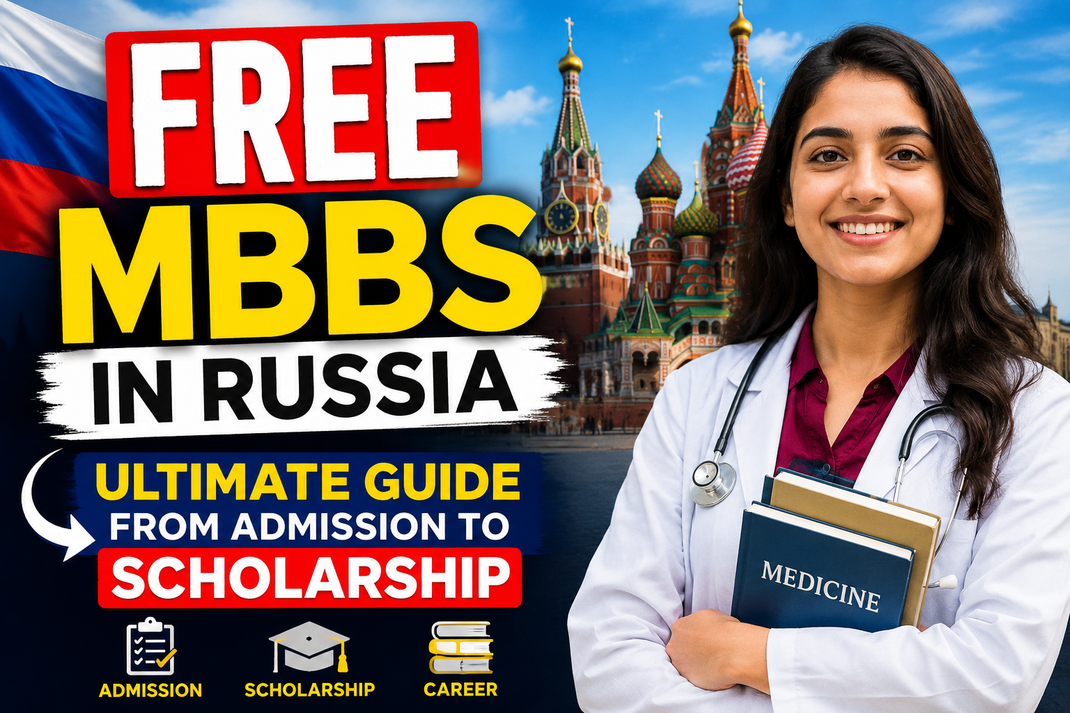 Free MBBS in Russia: An Ultimate Guide from Admission to Scholarship
