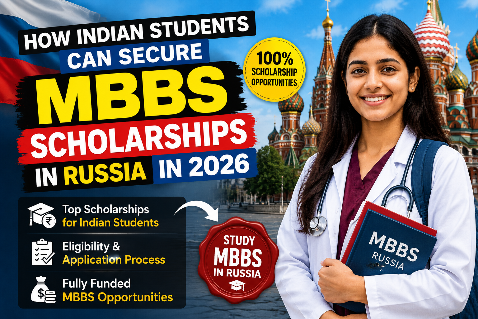 How Indian Students Can Secure MBBS Scholarships in Russia in 2026