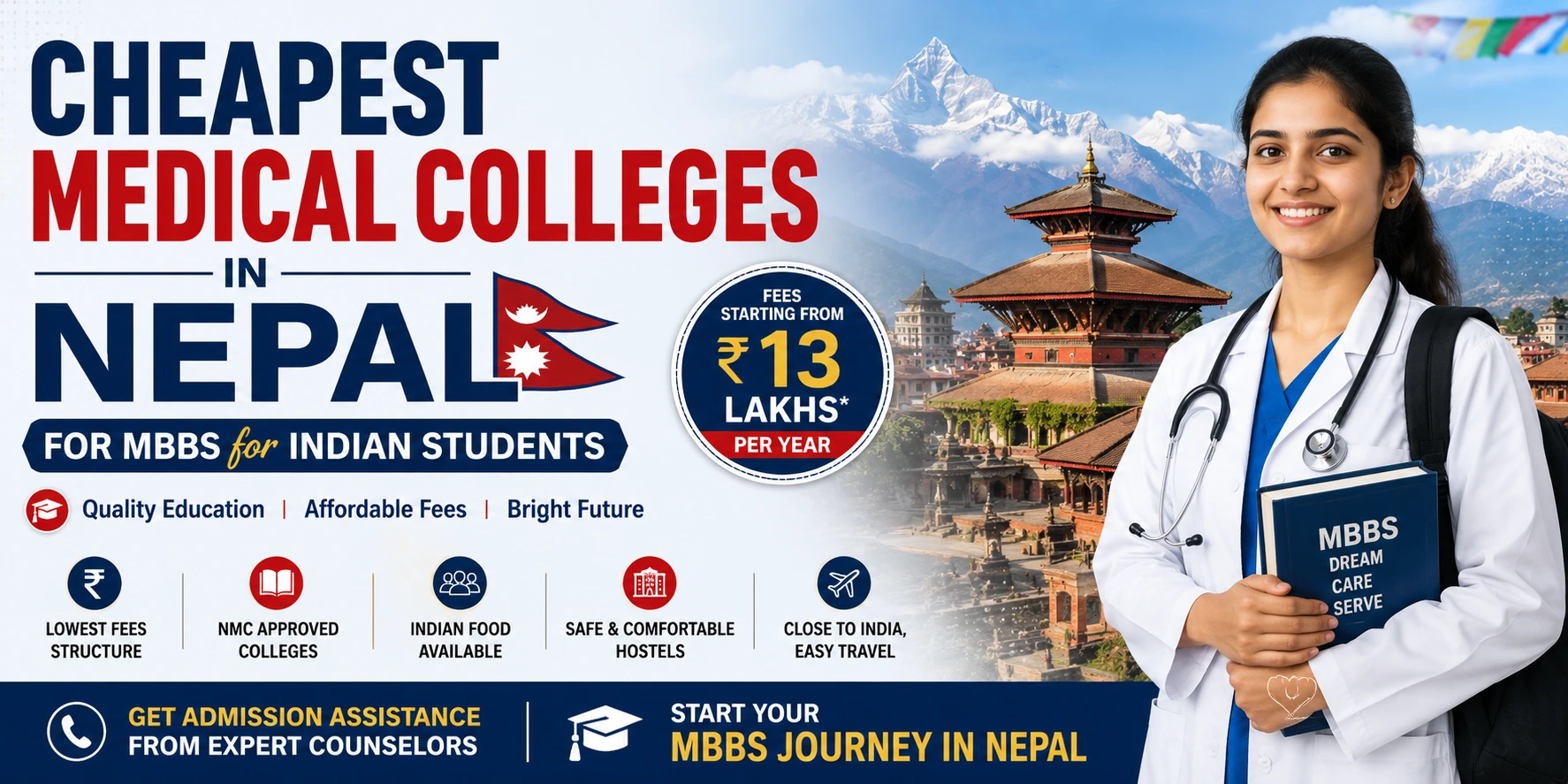 Cheapest Medical Colleges in Nepal for MBBS for Indian Students