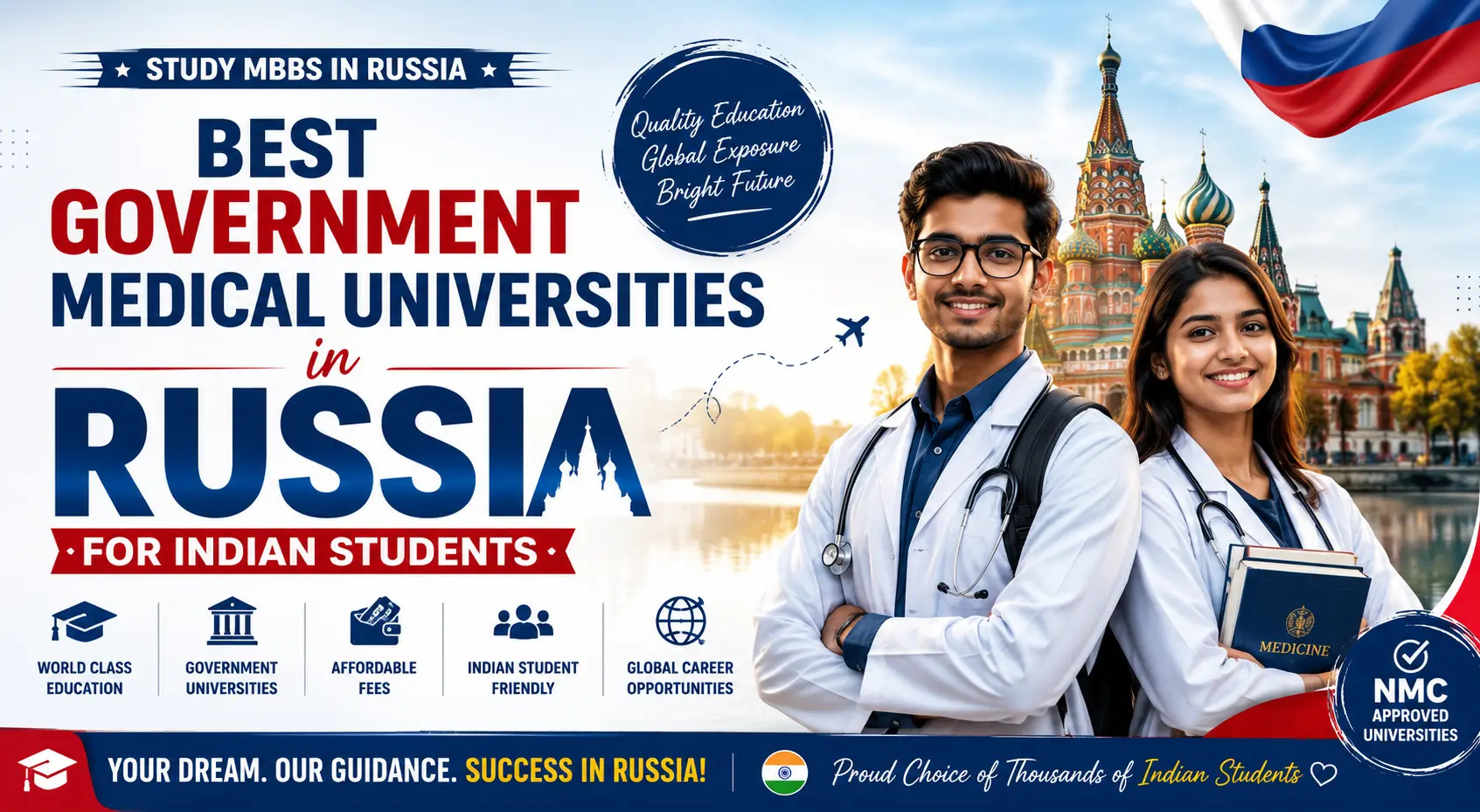 Best Government Medical Universities in Russia for Indian Students