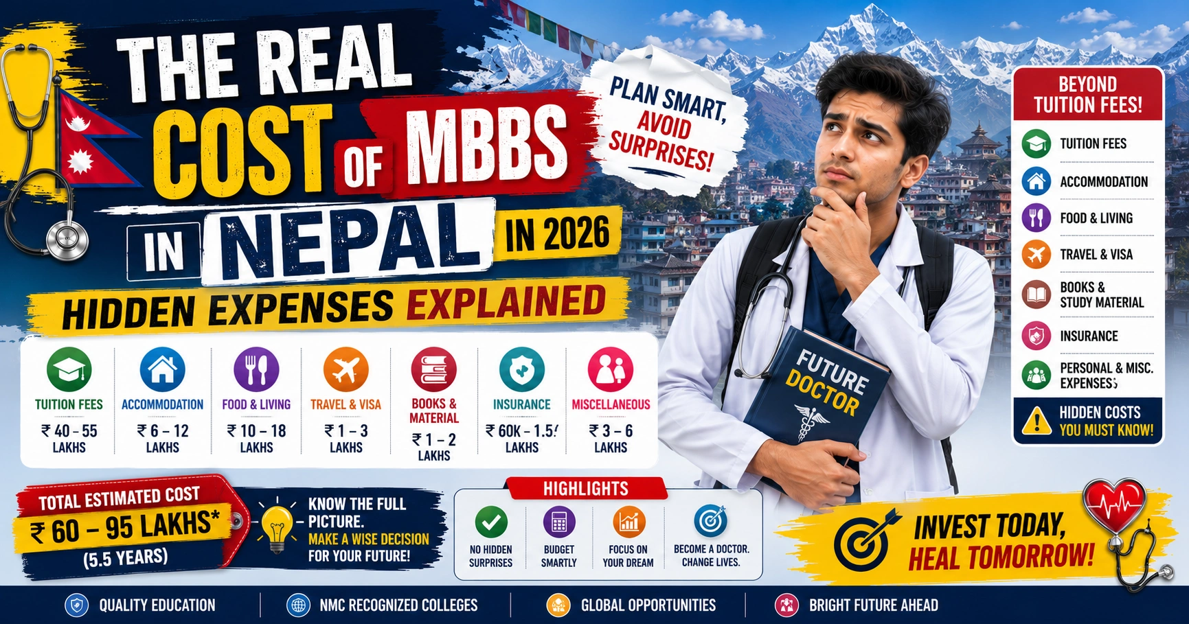 The Real Cost of MBBS in Nepal in 2026 Hidden Expenses Explained