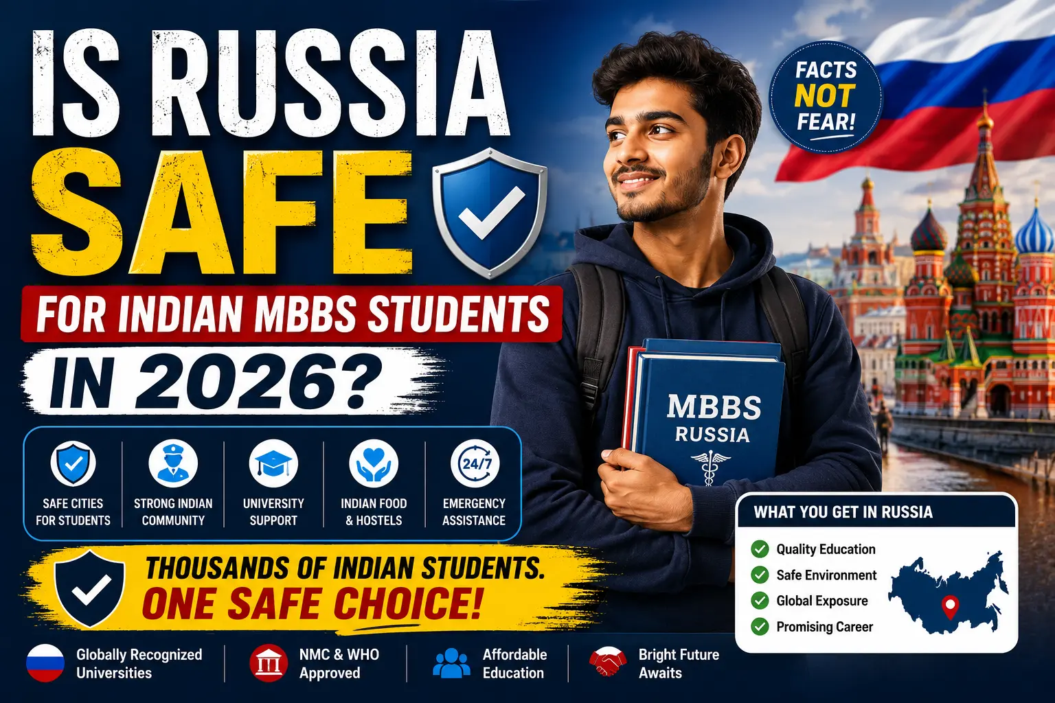 Is Russia Safe for Indian MBBS Students in 2026?