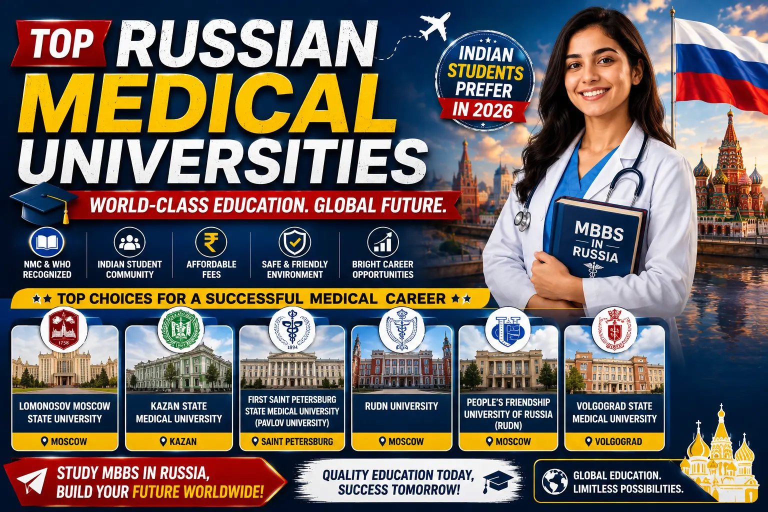 Top Russian Medical Universities Indian Students Prefer in 2026