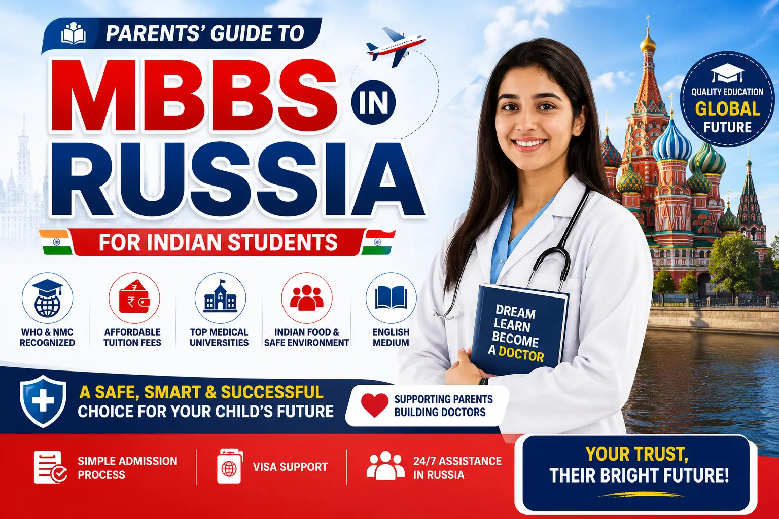 Parents’ Guide to MBBS in Russia for Indian Students