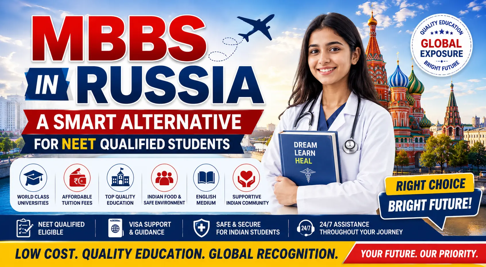 MBBS in Russia: A Smart Alternative for NEET Qualified Students