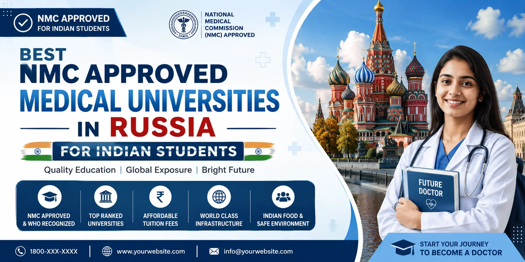 Best NMC Approved Medical Universities in Russia for Indian Students
