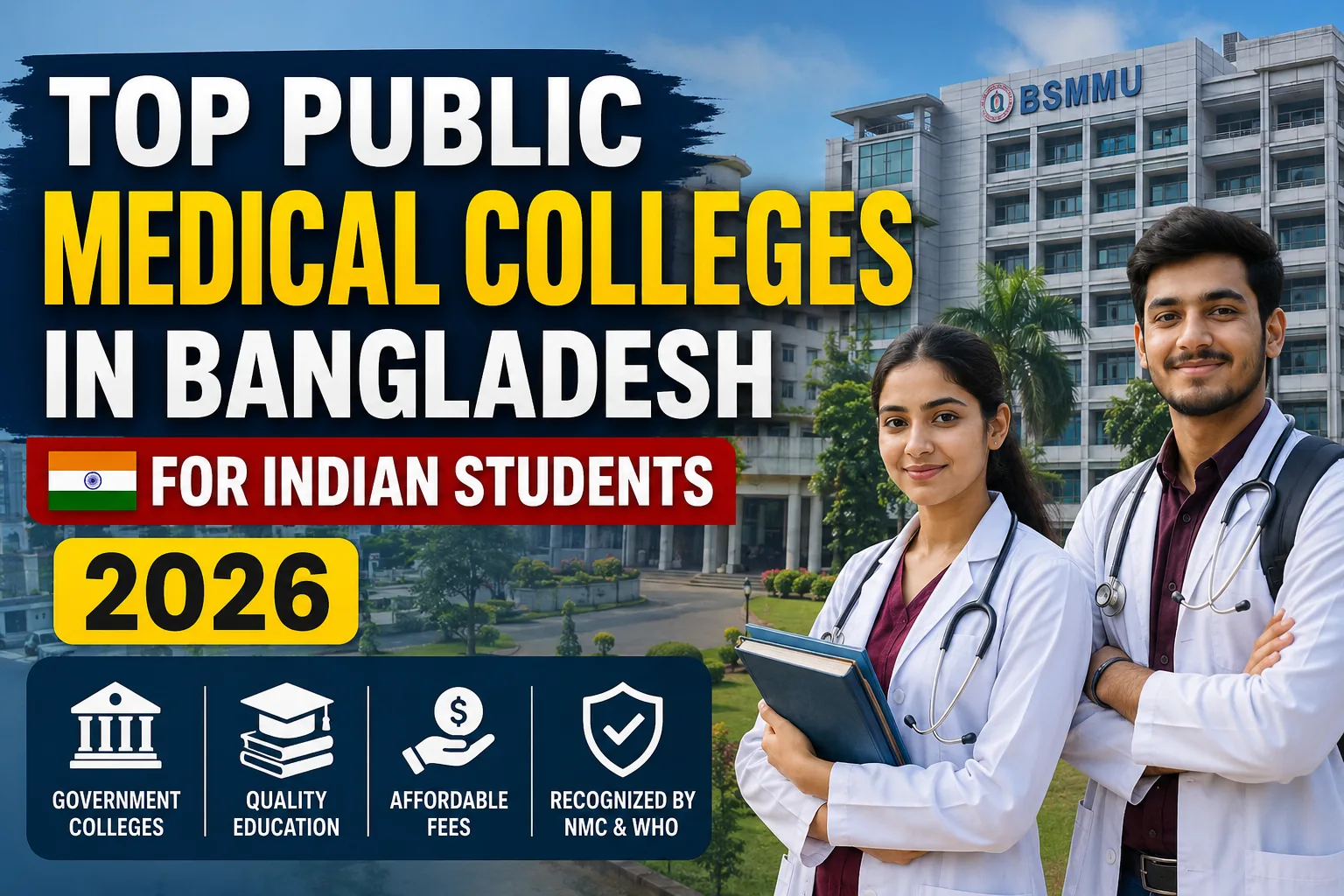 Top Public Medical Colleges in Bangladesh for Indian Students 2026