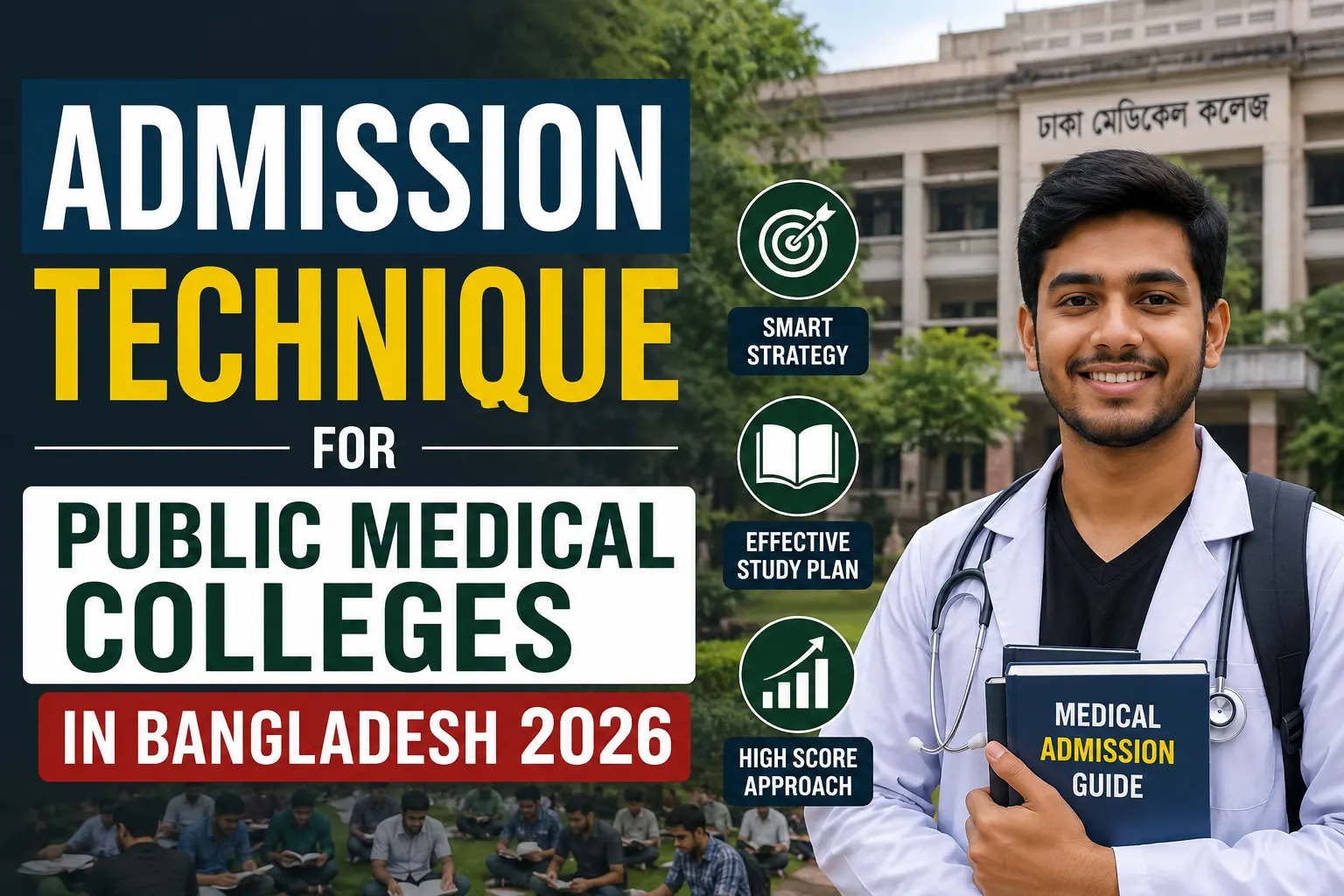 Admission technique for Public medical colleges in Bangladesh 2026