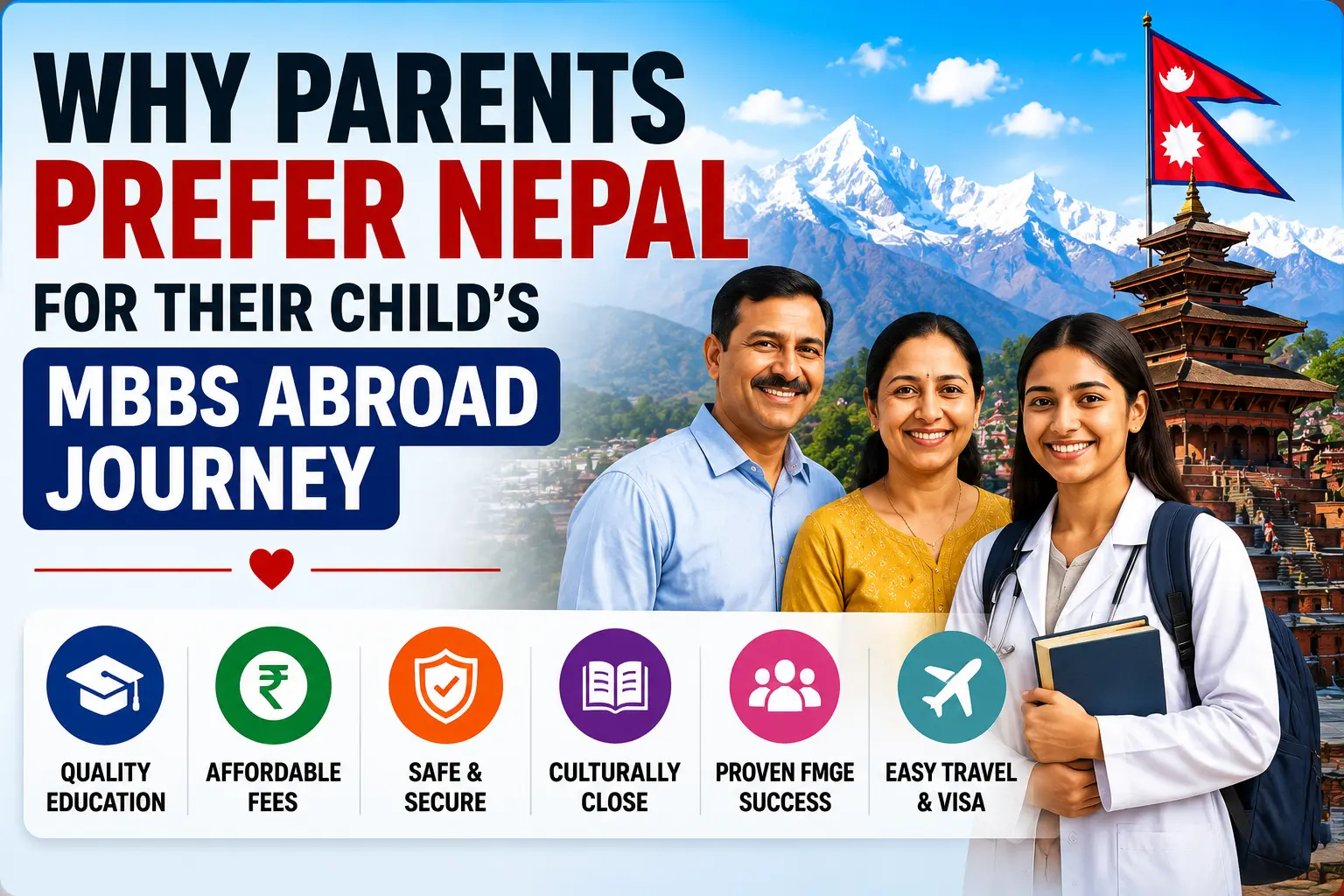 Reasons Parents Choose Nepal for Their Child's MBBS Abroad Journey