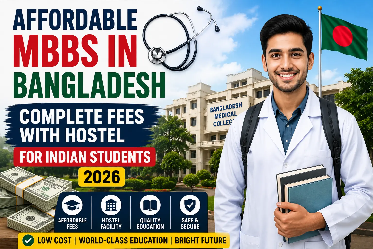 Affordable MBBS in Bangladesh: Complete Fees with Hostel Overview for Indian Students