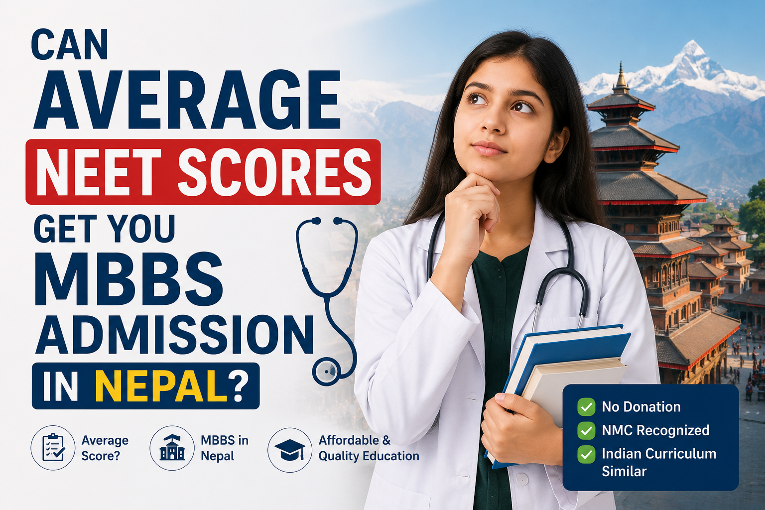 What are your Chances of Getting MBBS Admission in Nepal with Average NEET Scores?