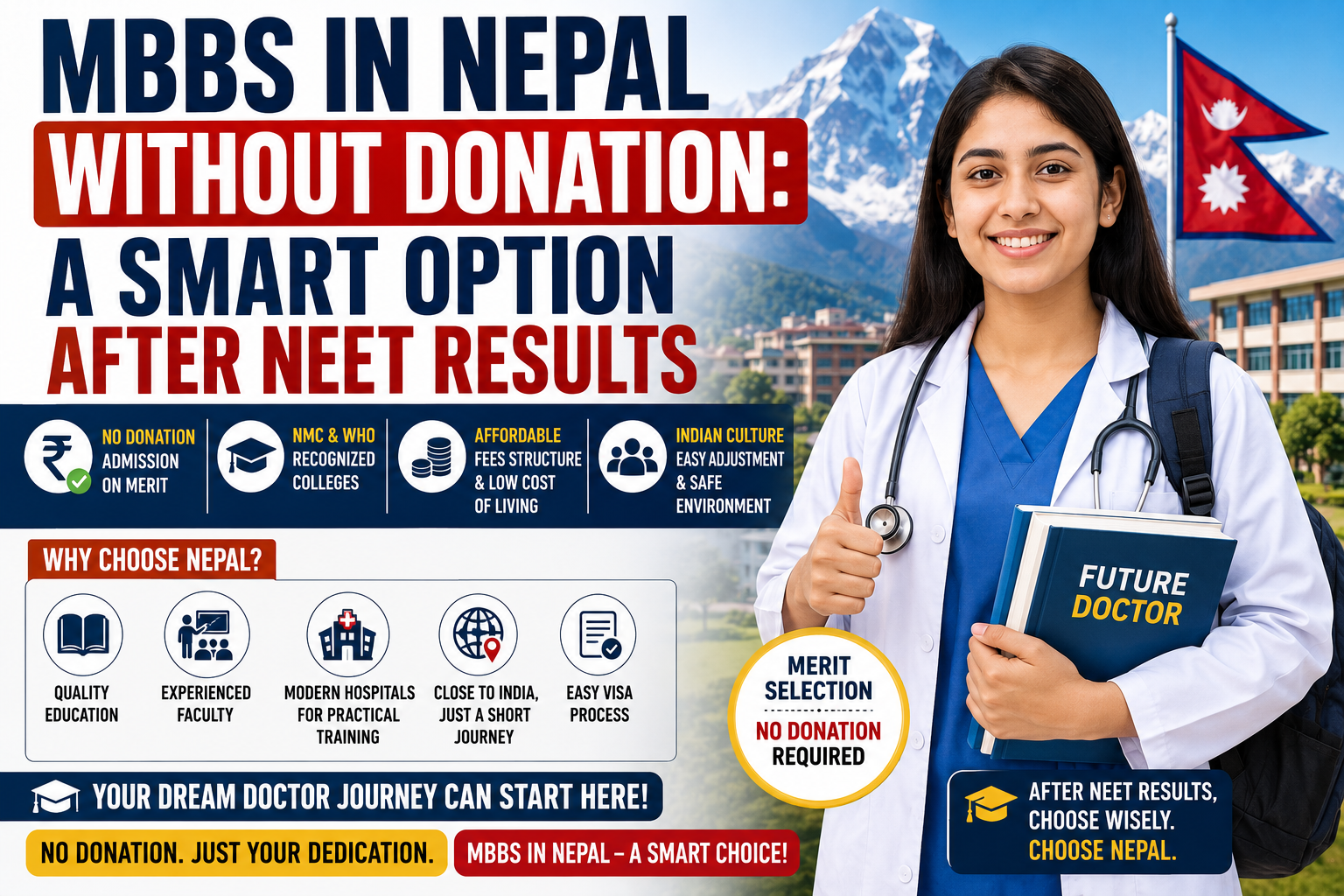 Smart Move After NEET Results: MBBS in Nepal Without Donation