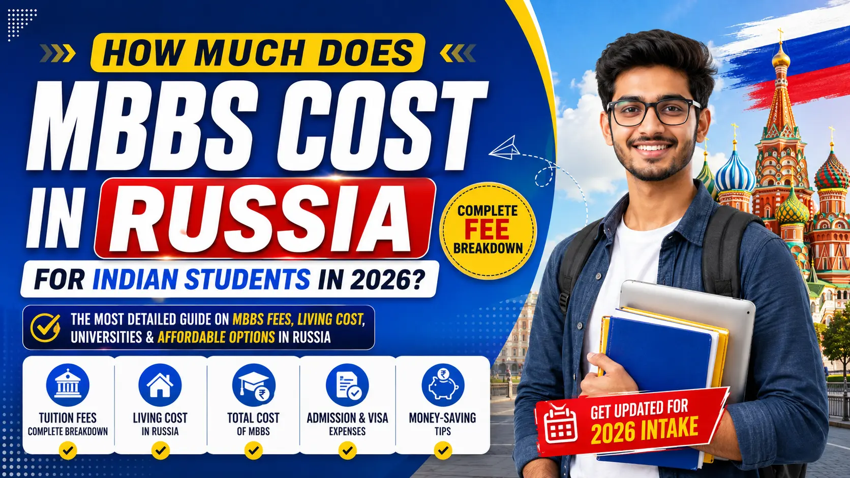 How Much Does MBBS Cost in Russia for Indian Students in 2026? Complete Fee Breakdown